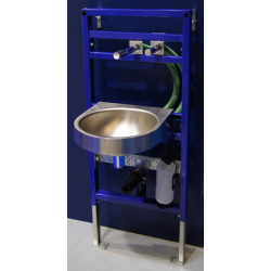 Miniature-3 Bâti-support lavabo pour cloison légère avec robinetterie électronique intégrée RES-KE-912