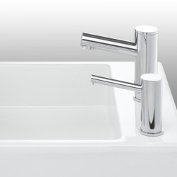 Miniature-1 Soap dispenser ELITE design with infrarred detection and matching faucet RES-72