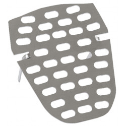 Stainless steel urinal grate