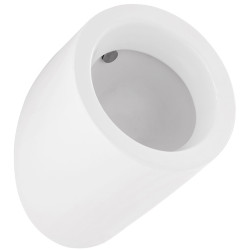 Wall mounted urinal WCA with invisible sensors for automatic flush