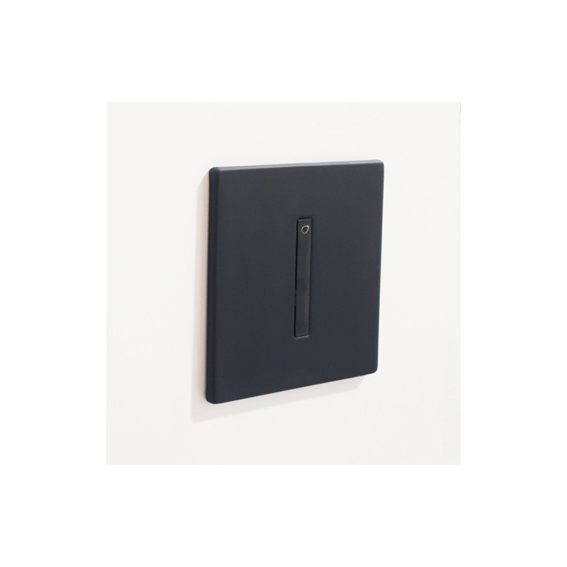 Robinet automatique urinoir façade noir pour montage encastré