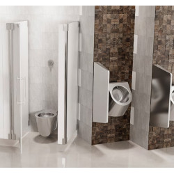 Miniature-1 Urinoir design inox électronique URBA-TH avec détection dissimulée UR-11-TH