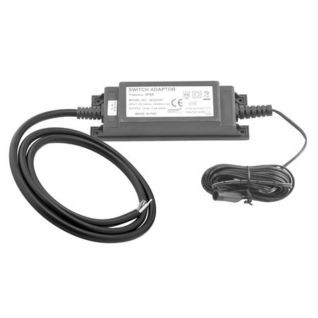 Transformador 230/12V IP68 cable desnudo para un máximo de 4 válvulas