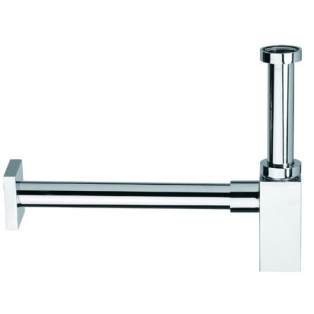 SQUARE DESIGN chrome plated sink waste trap
