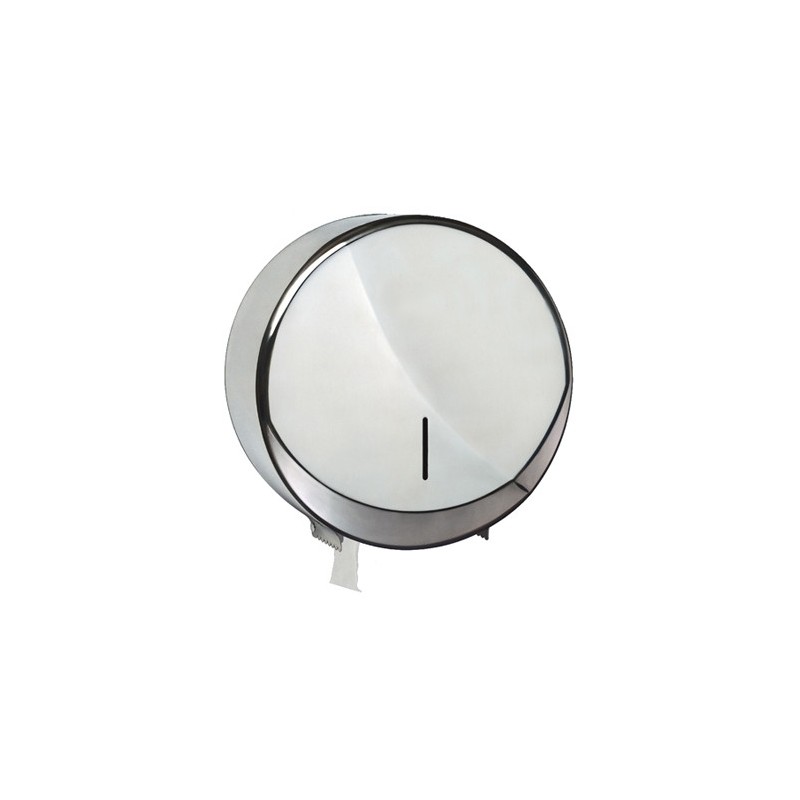 Porte-rouleau papier WC inox brillant mini-jumbo