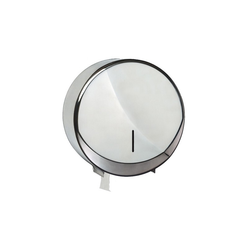 Portarrollos maxi jumbo de acero inoxidable brillante FUTURA