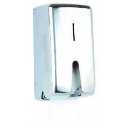 Miniature-1 WC double roll holder in polished stainless steel PR-55