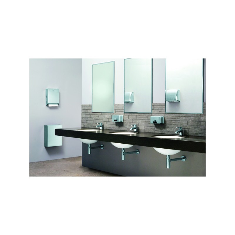 Distributeur robuste de savon pour collectivités VEGA inox