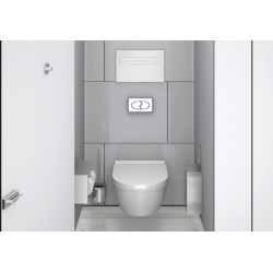 Accessoires de WC Poubelle murale Normbau