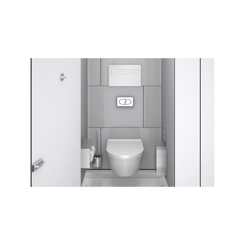 Poubelle hygiène féminine inox murale