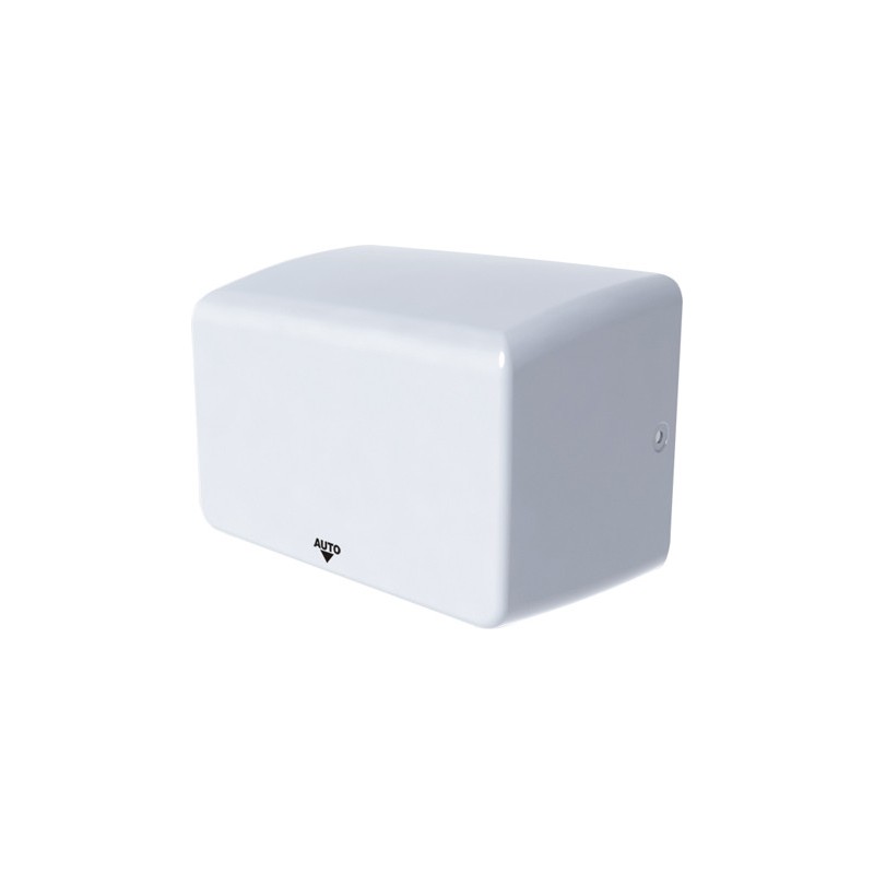 Electric hand dryer white finishing
