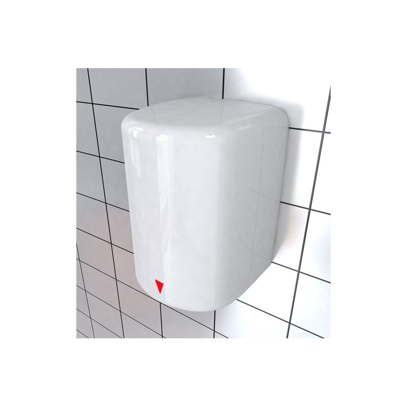 Sèche-mains blanc électrique toilettes publiques, collectivités