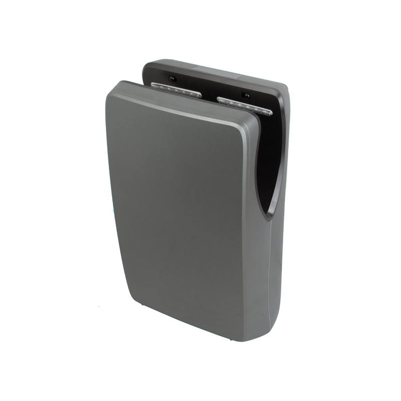 Hand dryer with slot pulsed air anthracite for a intensive use
