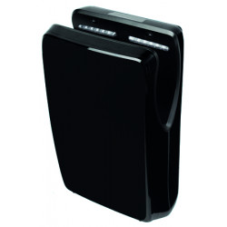 Miniature-1 Electric hand dryer black pulsed air vertical SM-ARB