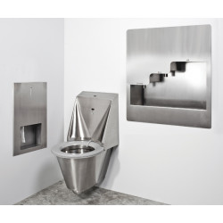 Miniature-0 Mural wash basin recessed collectivities all-in-one soap water air LM-239