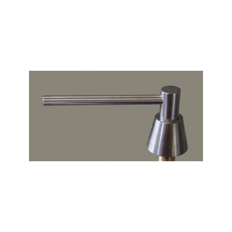 Distributeur encastrable de savon design finition inox brossé