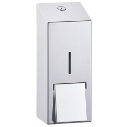Miniature-1 Stainless steel wall mounted liquid soap dispenser, bright finish MDS-101
