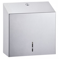 Miniature-1 Sheet-by-sheet hand paper towel dispenser in polished stainless steel MAS-101