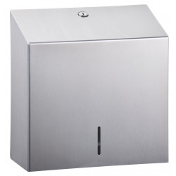 Wall mounted paper dispenser brushed stainless steel ELITE