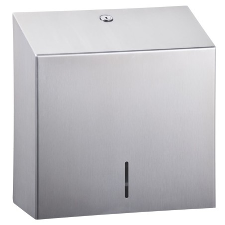 Distributeur mural papier essuie-mains inox brossé ELITE