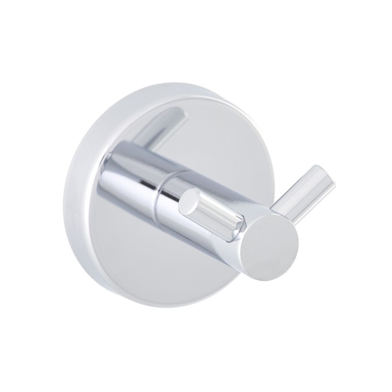 Double hook polished chromed finish