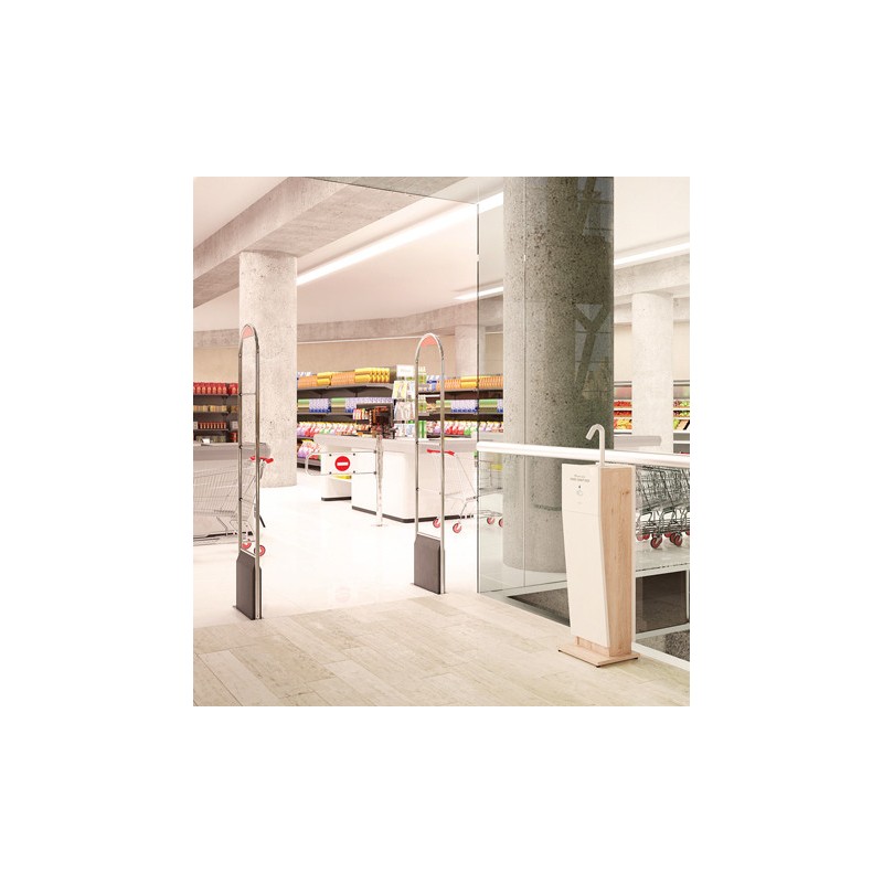 Borne sur pied automatique de gel hydro-alcoolique ONE collectivités