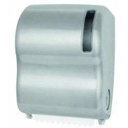 Paper towel dispenser in stainless steel in roll autocut