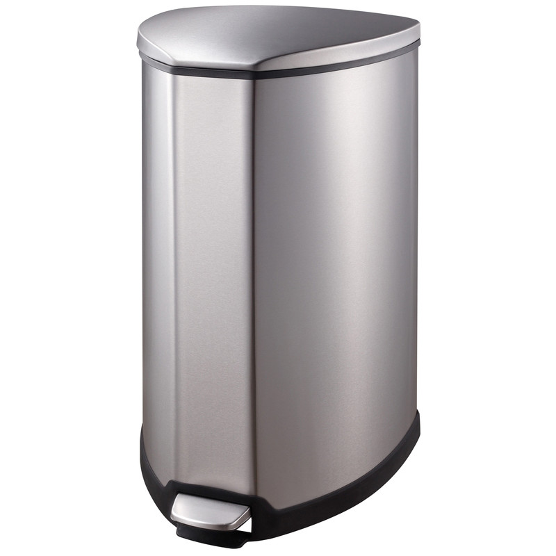 Photo Pedal bin design stainless steel TRIANGLE V65.5