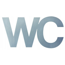 Pictogramme WC inox pour porte toilettes Miniature-3 Pictogramme WC inox pour porte toilettes WAD-310
