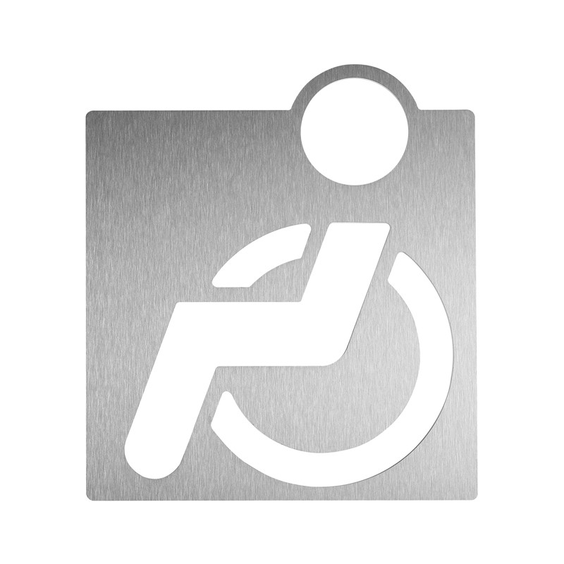 Photo Pictogramme toilettes PMR handicapés WAC-230