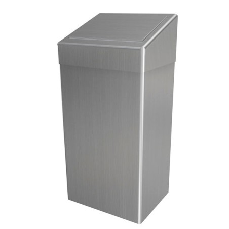 Cubo sanitario de acero inoxidable 50L Tapa PUSH