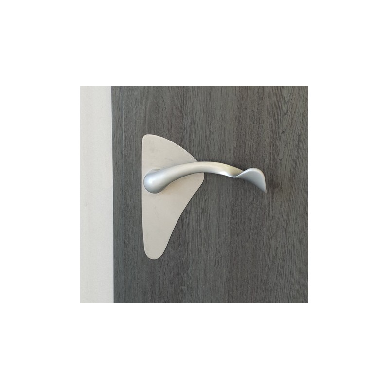 Ergonomic door handle open without hands manual aluminium