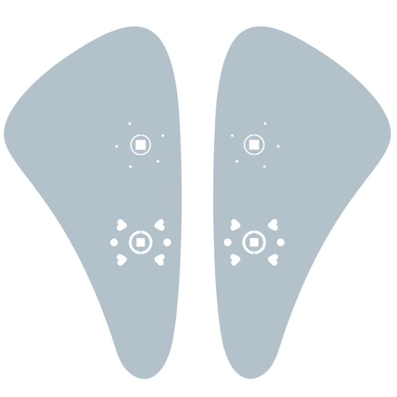 Door plaque stainless steel lock