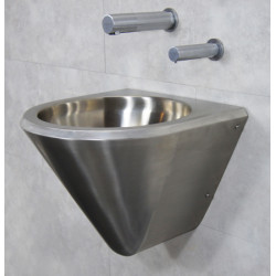 Miniature-1 Wash basin compact stainless steel mural LM-217