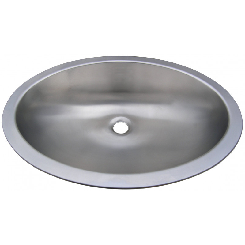 Photo Vasque encastrable inox ovale LV-OVAL-C1-S