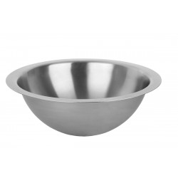 Miniature-1 Round vanity bowl recessed in stainless steel LV-32-C1-S