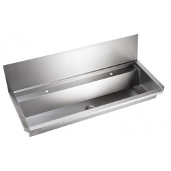 Miniature-1 Wash basin stainless steel for schools, industrial aggro-alimentary, ateliers, bars, gymnasium and stadiums etc. INTER-5-60-D