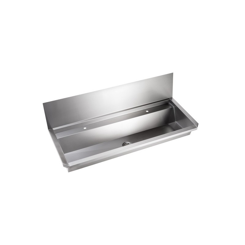 Wash basin stainless steel for schools, industrial aggro-alimentary, ateliers, bars, gymnasium and stadiums etc.