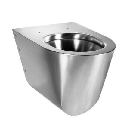 ULTIMA design stainless steel wall-hung WC pan