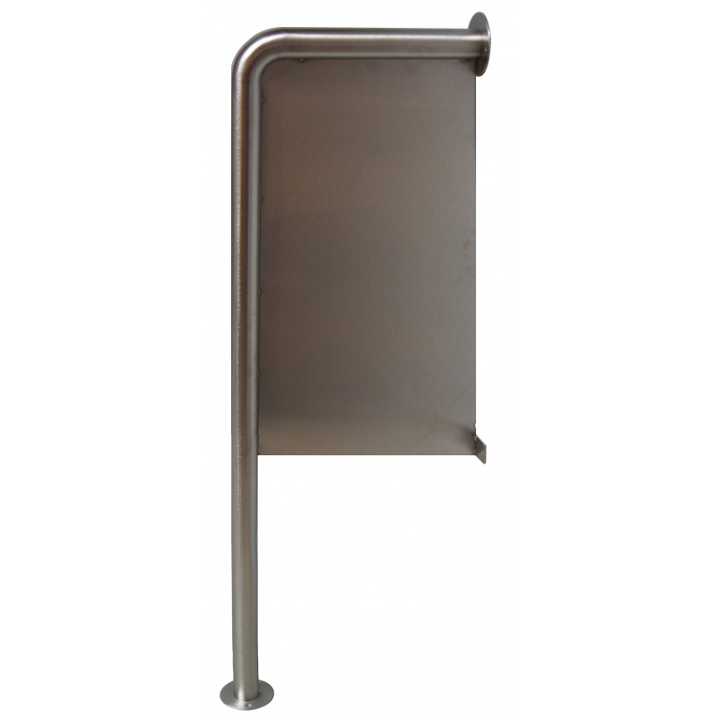 Photo Séparateur urinoir sur pied inox antivandalisme IN-SEP-18