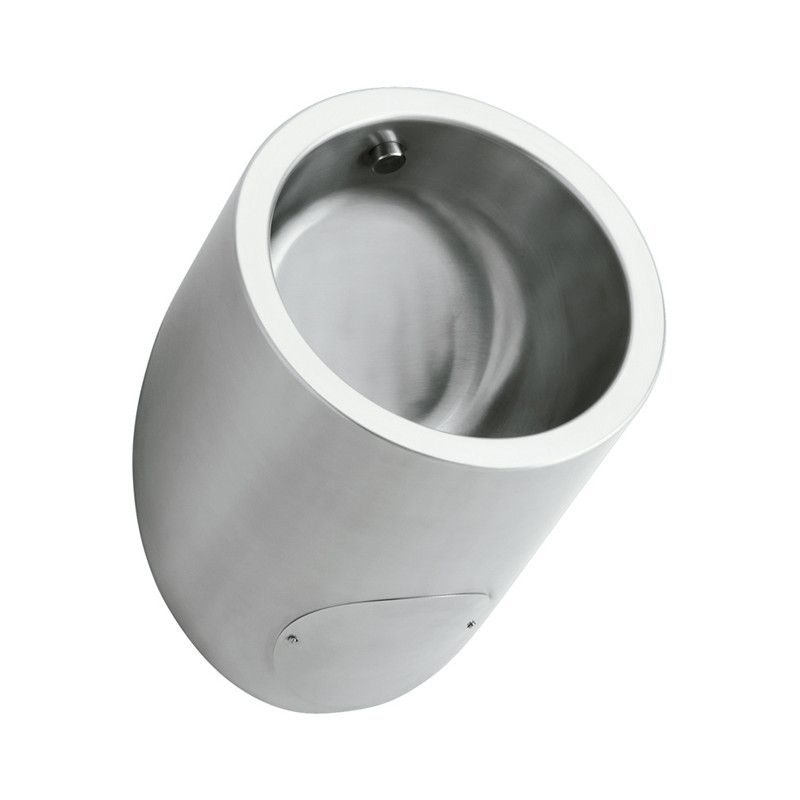 Photo Urinal design URI-ONE, stainless steel, with integrated invisible detection UR-01-TH