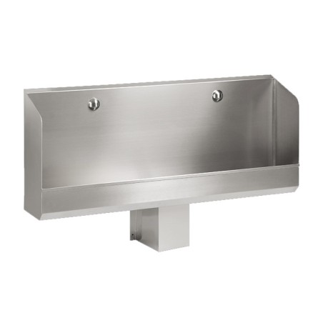 Wall mounted urinal stainless steel 2 places automatic