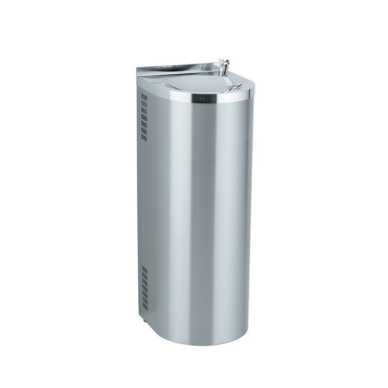 Photo Fresh water fountain refrigerated  stainless steel on foot FO-B01