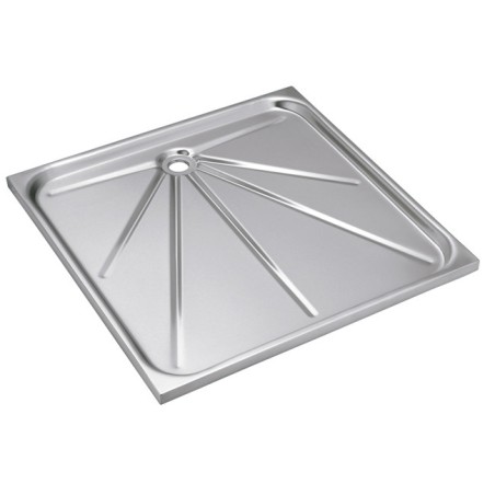 Bac à douche inox à encastrer
