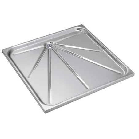 Plato de ducha de acero inoxidable antivandálico