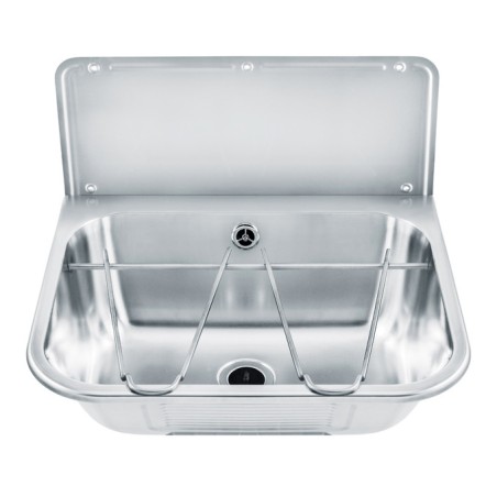 Lavabo multifuncional de acero inoxidable con revestimiento