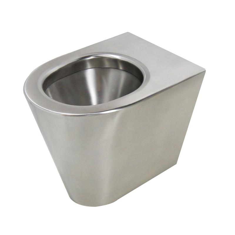 Cuvette WC seule inox antivandalisme à poser IN-021-TC Photo Cuvette WC seule inox antivandalisme à poser IN-021-TC