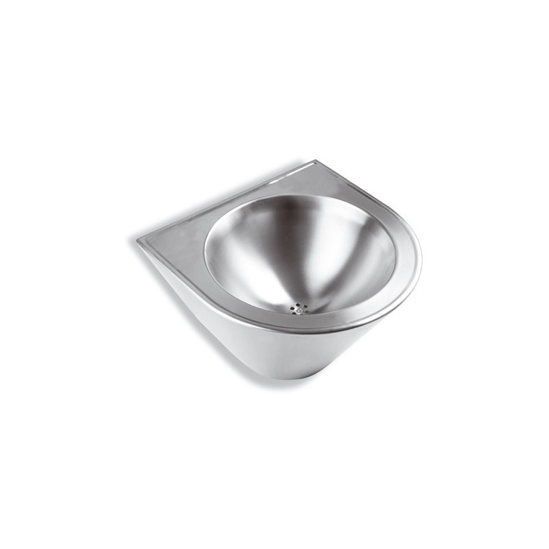 Hand wash stainless steel vandal proof invisible fixation wall mounted