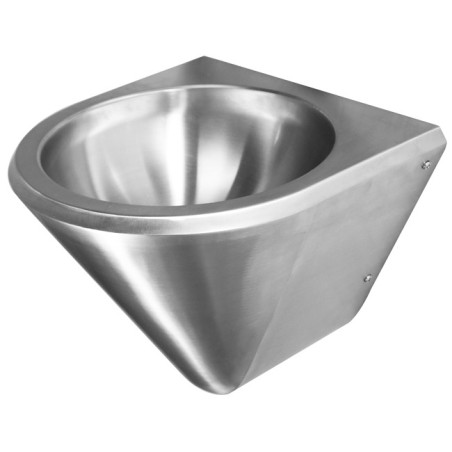 Wash basin mural vandal proof concealed siphon