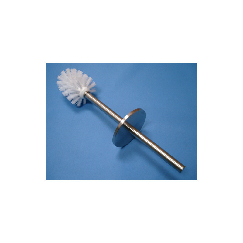 Photo Brosse avec manche inox et couvercle pour porte balai QT61 QT-61RW4